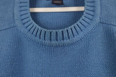 Vtg 90s Lands End Womens 2XL Faded Blank Cotton Knit Vtg 90s Lands End Womens 2XL Faded Blank Cotton Knit