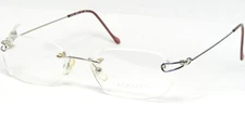 Vintage GIORGIO VALMASSOI VL-153 7 SILVER /BLUE RARE EYEGLASSES 50-17-135mm