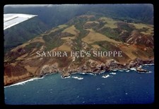1973 Slide Aerial View Hawaii Rugged Coastline Some Houses #4644