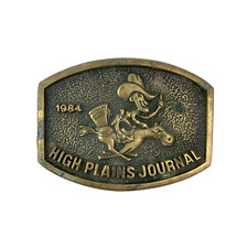 1984 High Plains Journal Limited Edition 822 Vintage Belt Buckle