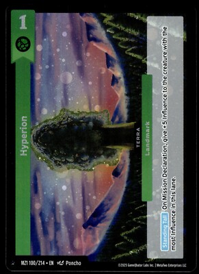 Hyperion 100/214 Terra MZ1 Holo Rare Metazoo 2025 GQL
