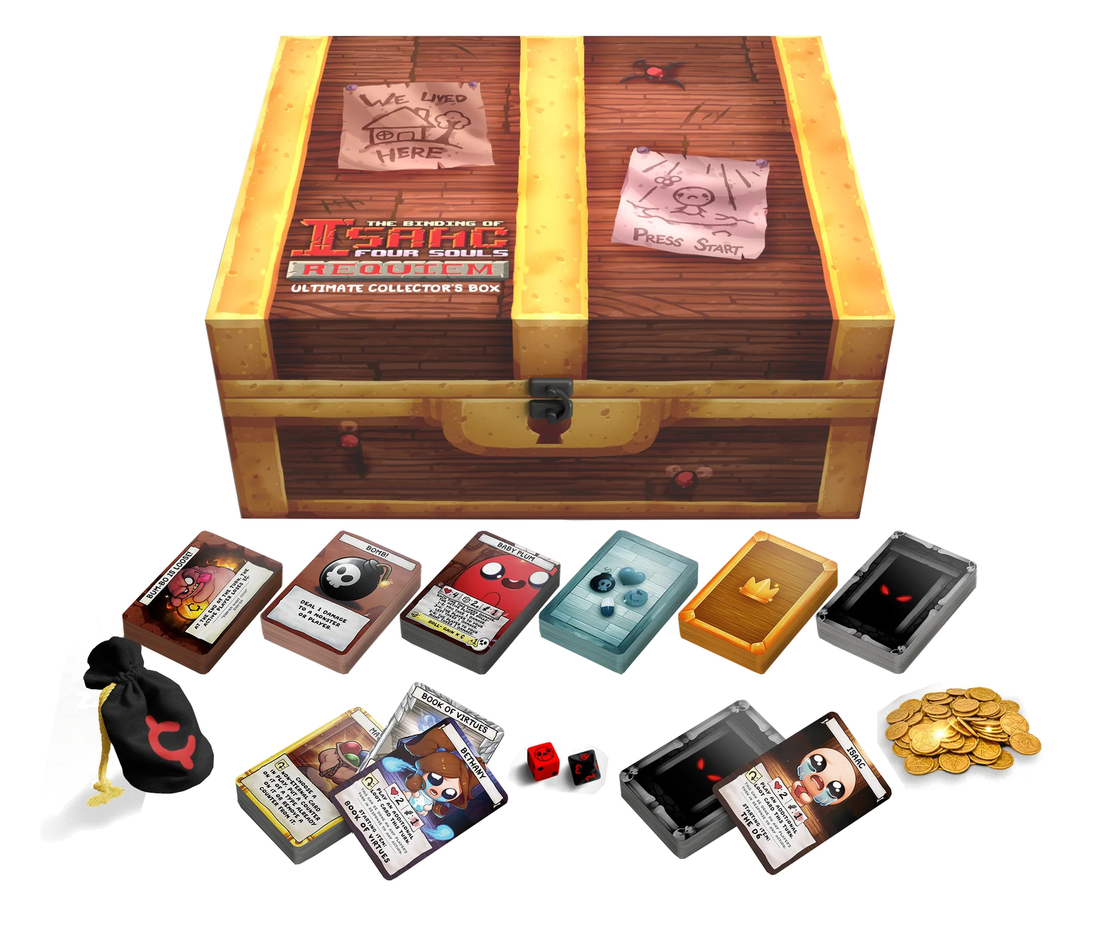The Binding of Isaac: Four Souls Requiem - Коллекционная шкатулка для коллекционирования