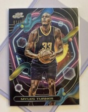 MYLES TURNER 01/10 - 2023 Topps Cosmic#51 - BLACK ECLIPSE REFRACTOR + Extras!