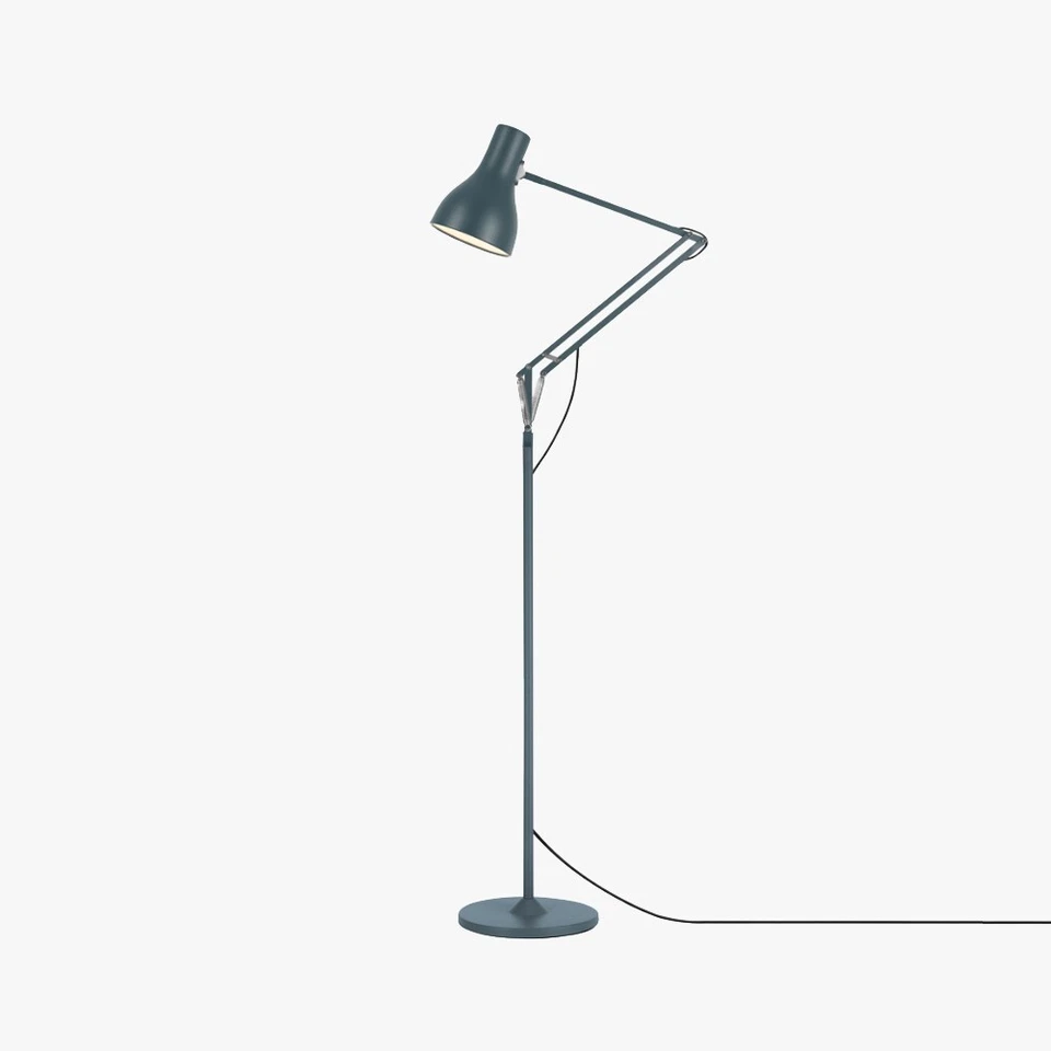 Floor Lamp Grey Adjustable Anglepoise Type 75 RRP £289 - Image 3 of 4