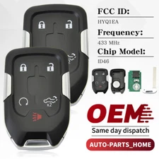 2 For Chevy Silverado 1500 2500 3500 2019 2020 2021 Keyless Smart Key Fob HYQ1EA