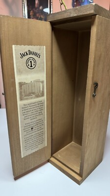 Jack Daniels Barrel House 1 Whiskey Wooden Display Box Vintage Box
