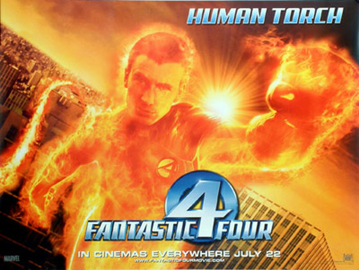 Fantastic Four (The Human Tourch) Original Movie Poster