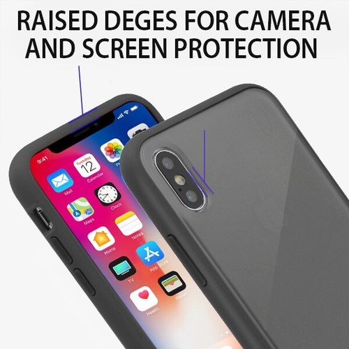 Funda híbrida de goma TPU a prueba de golpes para iPhone XS Max XR X 7 8 6 Plus - Imagen 23 de 60
