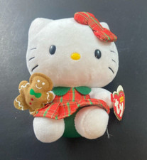 TY Beanie Babies Hello Kitty Christmas Gingerbread Man Plush 2014 w/Tags