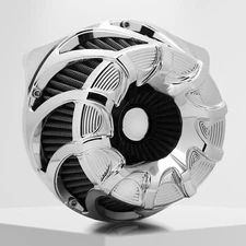 Chrome Drift Air cleaner filter for harley Softail FLSTFB 93-15 Road King 01-07