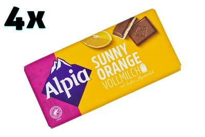 4x or 8x ALPIA Sunny Orange   premium chocolate from Germany   TRACKED SHIPPING
