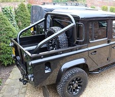 3" Roll Hoop Bar Cage Bison Cosmetic Rear Tube Pickup Fits Land Rover Defender 