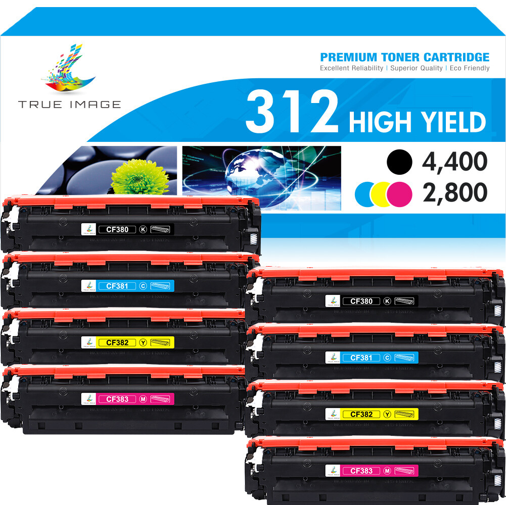 HP CF380A/CF383A Compatible Toner for LaserJet Pro M476dn M476nw MFP - 312A Series-image