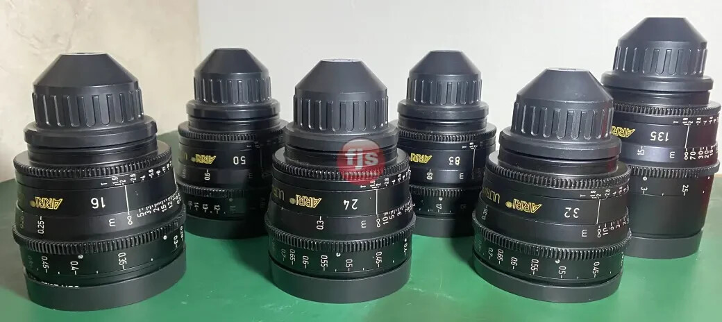 Arri Zeiss Ultra Primes Set of 6 | eBay