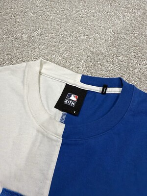 Kith for MLB Dodgers Split L/S Tee With Tags - Large | eBay