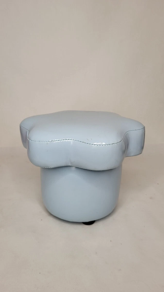 Pouf en tissu bouclette marron forme champignon - baho BAHO