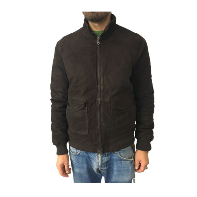 Herren Wildlederjacke moro D'AMICO Modell HORNET DGU0246 100% Leder