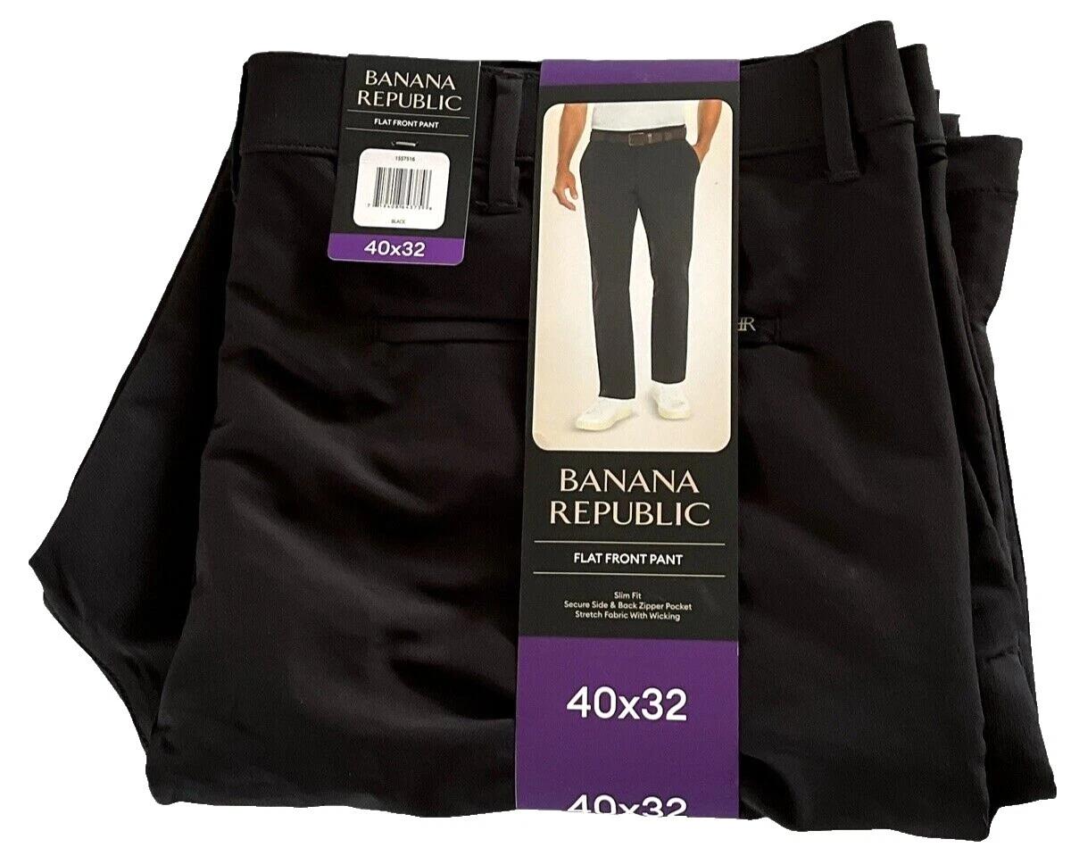 Pantalones Negros para Hombres Banana Republic