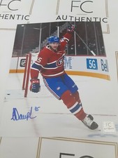 Laurent Dauphin Montreal Canadiens 8x10 Photo Signed Autograph Coa Photo Goal CH