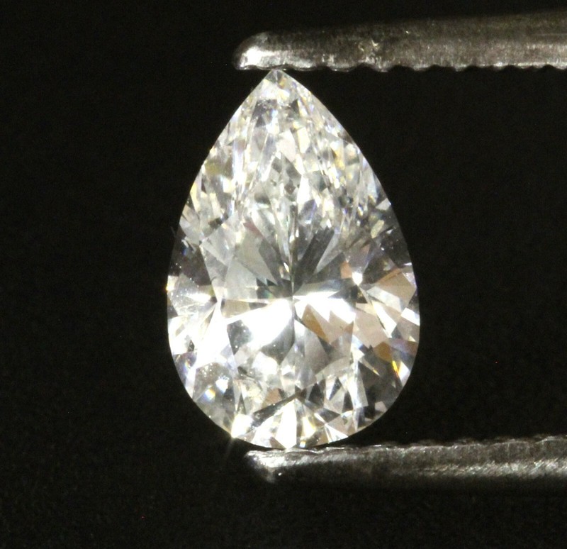 Natural loose GIA certified pear fancy shape cut 1.02ct carat diamond SI1 G 