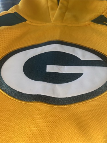 Green Bay Packers NFL Team Apparel Kids Small 4 Hoodie Slip On - Picture 3 of 9
