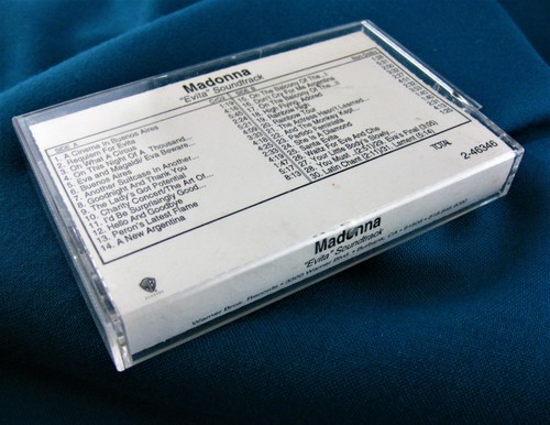 MADONNA EVITA OST IN HOUSE PROMO CASSETTE TAPE 10.1.96 RARE WARNER BROS MOVIE - Picture 9 of 10