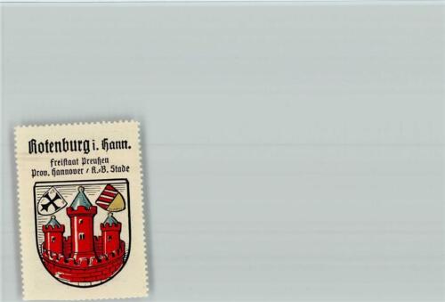 10081330 - 2720 Rotenburg Wappen Burg Vignette - Afbeelding 1 van 2