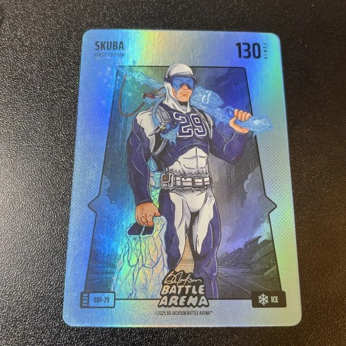 Bo Jackson Battle Arena #BBF-79 Tarik Skubal Skuba Blue Battlefoil Ice