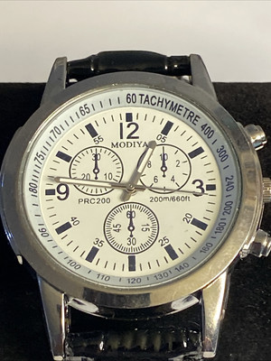 MEN'S Modiya BUSINESS CASUAL QUARTZ WATCH. New Battery