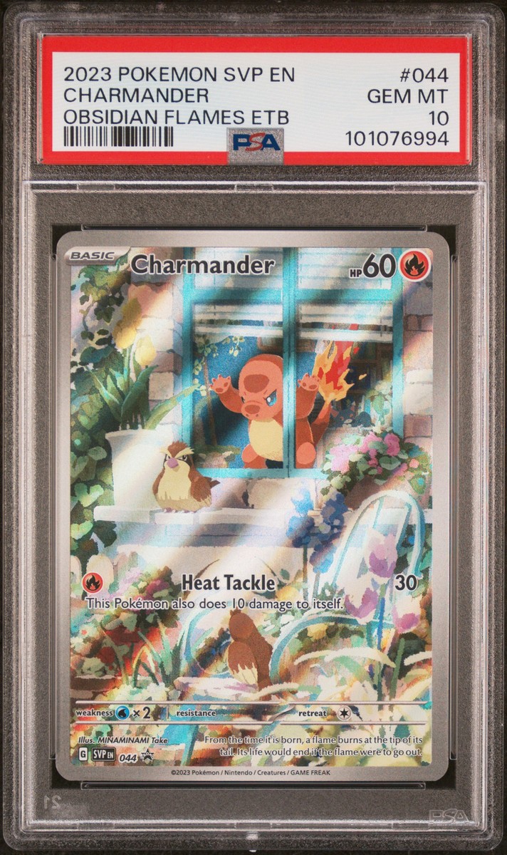 2023 POKEMON SVP EN-SV BLACK STAR PROMO #044 CHARMANDER PSA 10 | eBay