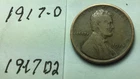 1917 D ; Wheat Penny ; good condition #917D2
