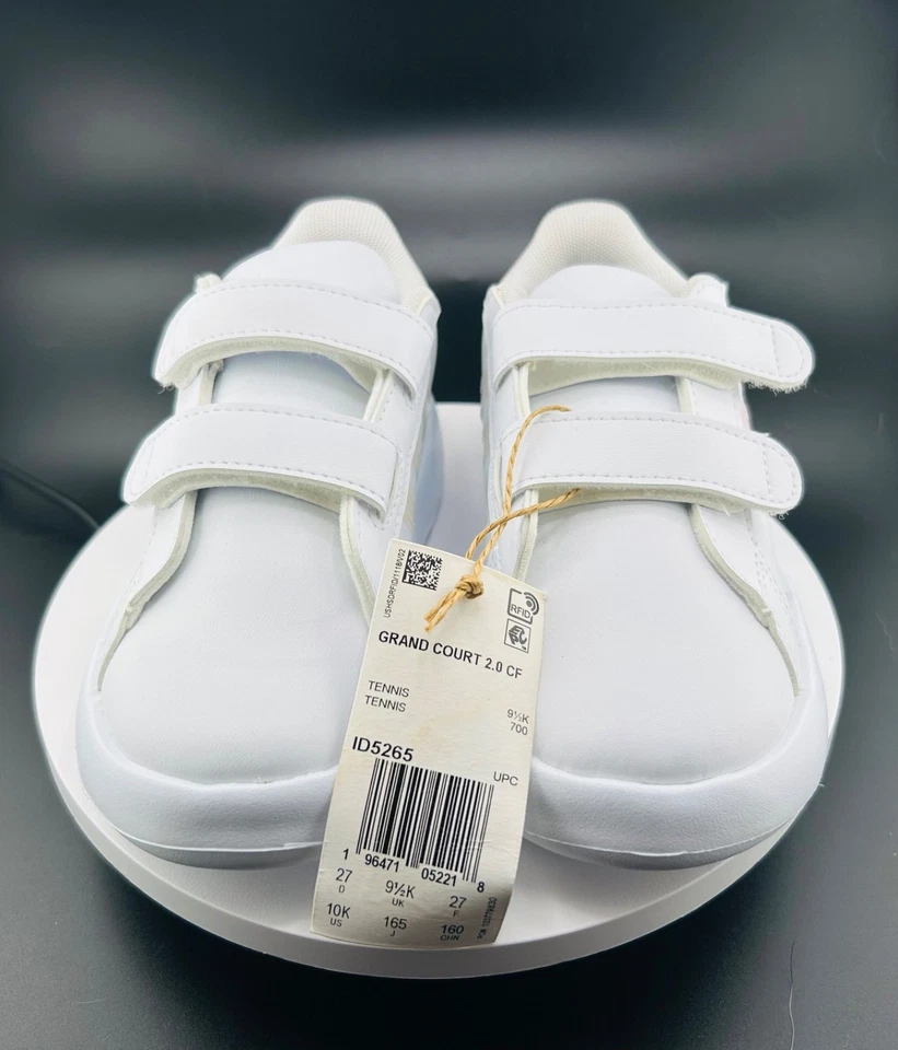 Adidas Grand Court 2.0 CF Toddler Baby Girl Shoes ID5265 Sz 10 - Image 2 of 4