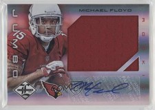 2012 Limited Rookie Jumbo Materials Signatures 42/49 Michael Floyd #8 Auto 0e1