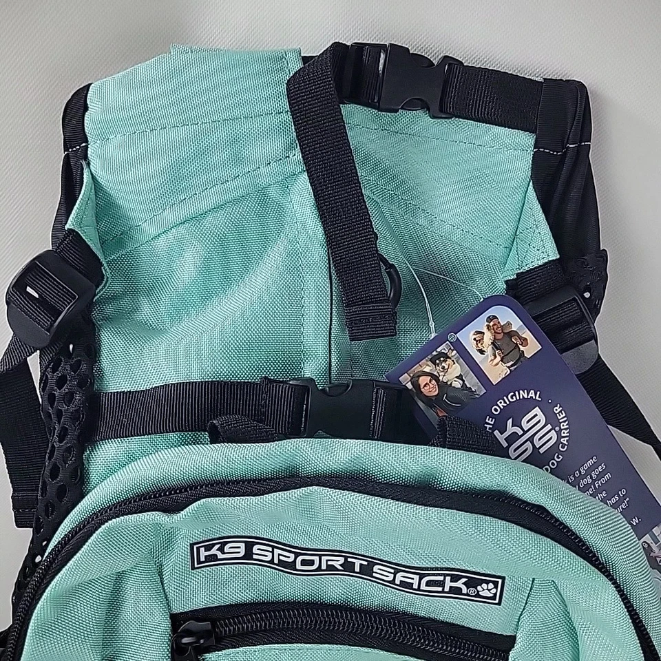 Mochila porta mascotas K9 Sport Sack Plus 2 con almacenamiento tamaño mediano como nueva Foto 3 de 4