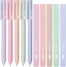 Bible Highlighters and Gel Pens - 10 Pack, Fast Dry Decorative Writing Tools
