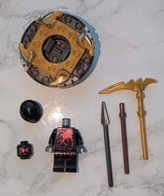 LEGO&reg; Minifigure njo0057 w/ Spinner - Cole NRG Ninjago Rise of the Snakes