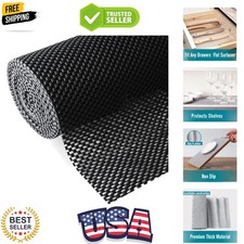 Shelf Liner, Non-Adhesive Roll Drawer Liners 12 Inches x 20 Feet for Drawers,...