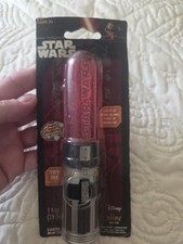 Imperial Toy Star Wars Darth Vader Mini Lightsaber Bubble Wand Red NIPS Disney