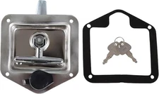 1-Pack Trailer Door Latch Rv Tool Box Lock T-Handle 304 Stainless... 