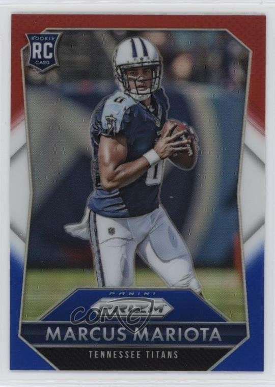 2015 Panini Prizm Rookies Red White & Blue Prizm Marcus Mariota #264 0l1
