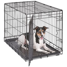 MidWest Homes for Pets 30-Inch iCrate for Medium Breeds, 21-40 lbs, Single Do...