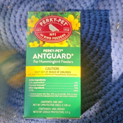 Perky-Pet AntGuard Hummingbird Feeder Green Yellow 0.106oz Protective Disc