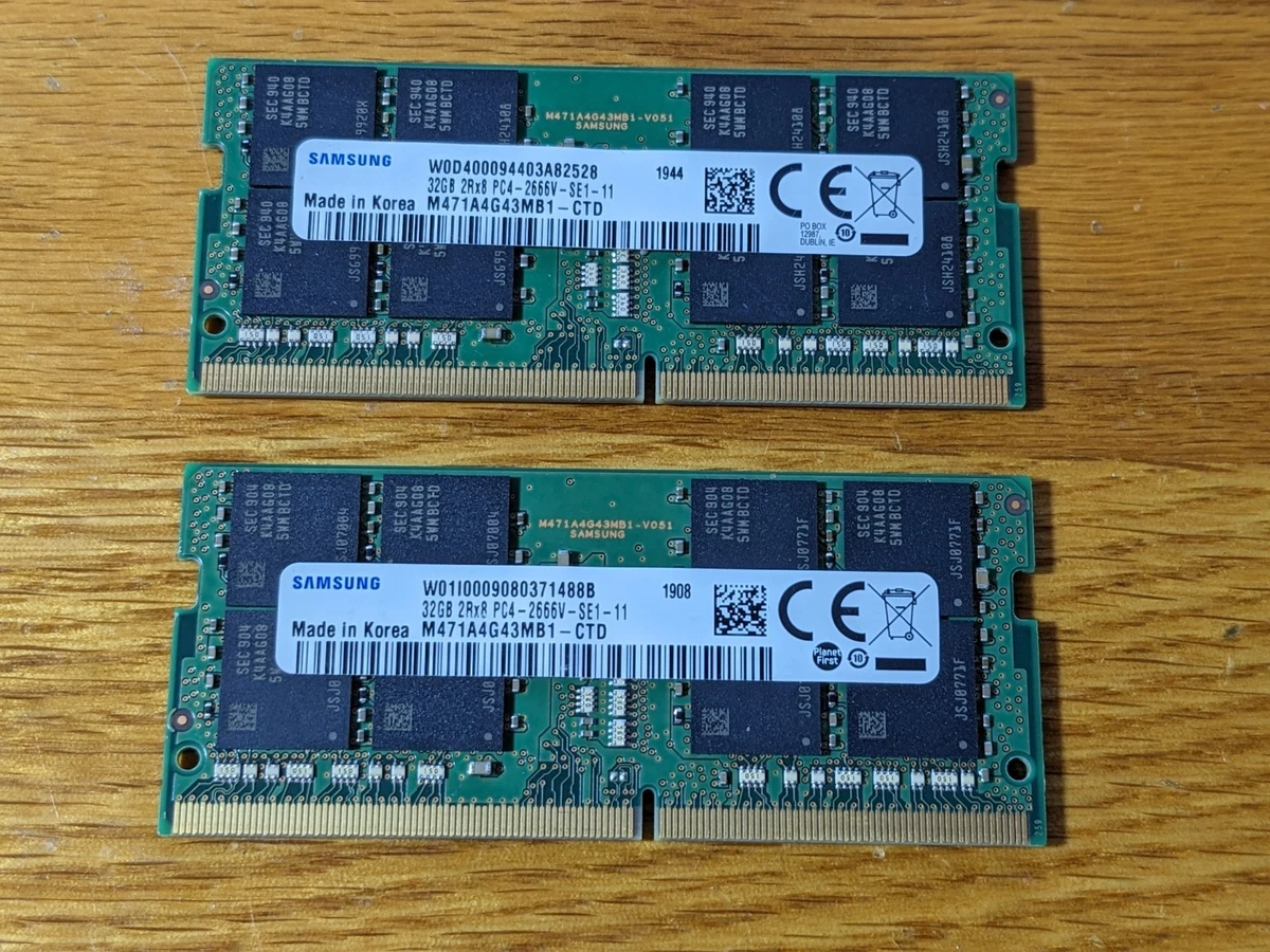 SO-DIMM PC4-21300 (DDR4-2666) Bus Speed DDR4 SDRAM Memory (RAM
