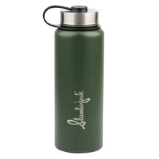 32 Fluid Ounces Stainless Steel Water Bottle Green Eco Friendly Durable