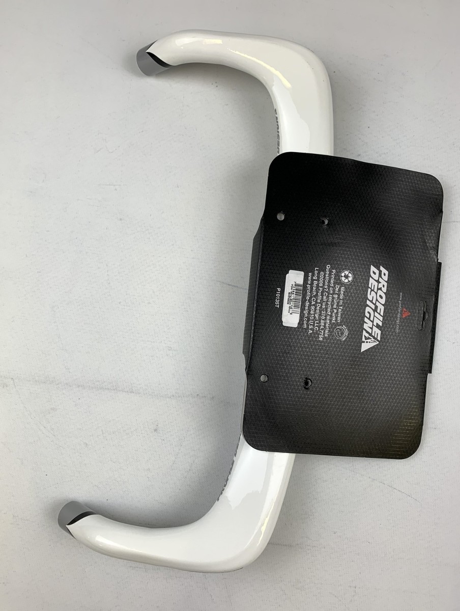 Profile Design Viper Wing Ironman White Carbon Aero Base Bar 31.8