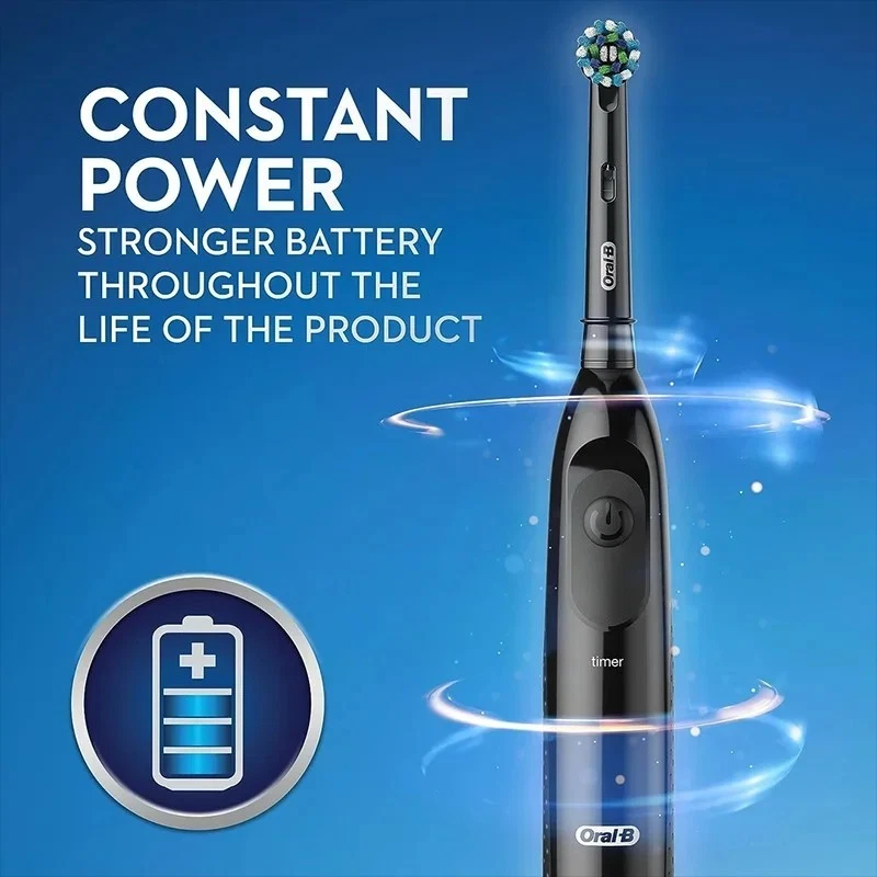 Electric Toothbrush Adult Rotation Charging Tooth Brush WITH brush heads - image 2 of 4