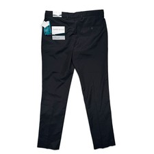 Perry Ellis Portfolio Very Slim Fit Performance Stretch 34x32 Black Dress Pants