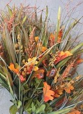 Ashland Fall Deluxe Bush Artificial Stems - 10count Orange Berry Mix