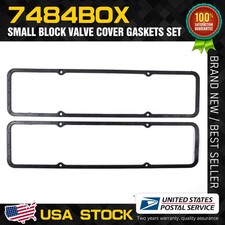 Sbc Small Block Chevy Steel Core Rubber Reusable Valve Cover Gaskets Gasket 350