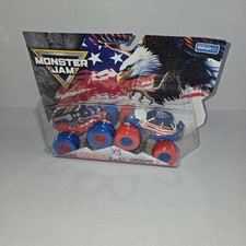 NEW 2025 Monster Jam Stars  Stripes Grave Digger  JCB Digatron Trucks UNOPENED